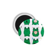 Animals Frog Green Face Mask Smile Cry Cute 1 75  Magnets by Mariart