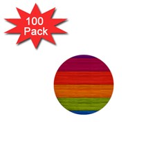 Wooden Plate Color Purple Red Orange Green Blue 1  Mini Buttons (100 Pack) 