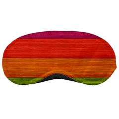 Wooden Plate Color Purple Red Orange Green Blue Sleeping Masks by Mariart