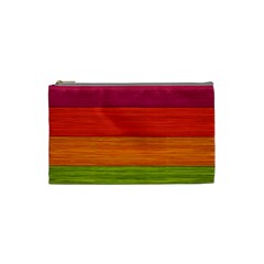 Wooden Plate Color Purple Red Orange Green Blue Cosmetic Bag (small)  by Mariart