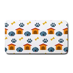 Bone House Face Dog Medium Bar Mats by Mariart