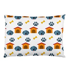 Bone House Face Dog Pillow Case by Mariart