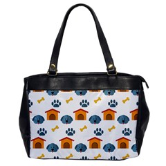 Bone House Face Dog Office Handbags by Mariart