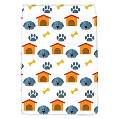 Bone House Face Dog Flap Covers (l)  by Mariart