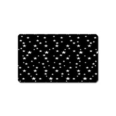 Black Star Space Magnet (name Card) by Mariart