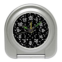 Black Star Space Travel Alarm Clocks