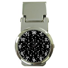 Black Star Space Money Clip Watches by Mariart