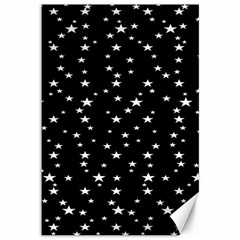 Black Star Space Canvas 12  X 18   by Mariart