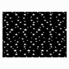 Black Star Space Large Glasses Cloth by Mariart