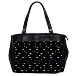 Black Star Space Office Handbags Front