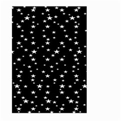 Black Star Space Large Garden Flag (two Sides) by Mariart