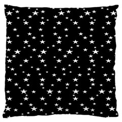 Black Star Space Large Cushion Case (two Sides) by Mariart