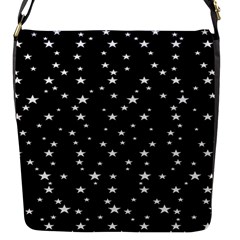 Black Star Space Flap Messenger Bag (s) by Mariart