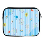 Animals Whale Sunflower Ship Flower Floral Sea Beach Blue Fish Apple iPad 2/3/4 Zipper Cases Front