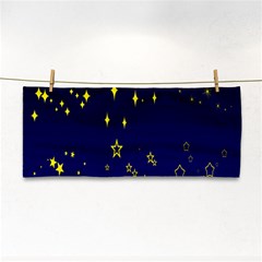 Blue Star Space Galaxy Light Night Cosmetic Storage Cases by Mariart