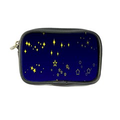 Blue Star Space Galaxy Light Night Coin Purse by Mariart