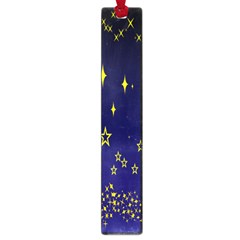 Blue Star Space Galaxy Light Night Large Book Marks by Mariart