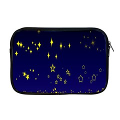 Blue Star Space Galaxy Light Night Apple Macbook Pro 17  Zipper Case by Mariart