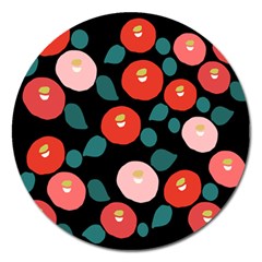 Candy Sugar Red Pink Blue Black Circle Magnet 5  (round) by Mariart