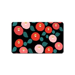 Candy Sugar Red Pink Blue Black Circle Magnet (name Card) by Mariart