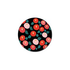 Candy Sugar Red Pink Blue Black Circle Golf Ball Marker (4 Pack) by Mariart