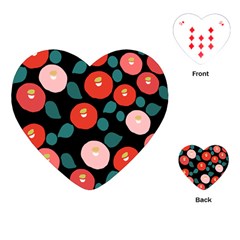 Candy Sugar Red Pink Blue Black Circle Playing Cards (heart)  by Mariart