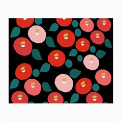 Candy Sugar Red Pink Blue Black Circle Small Glasses Cloth (2-side) by Mariart