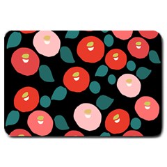 Candy Sugar Red Pink Blue Black Circle Large Doormat  by Mariart