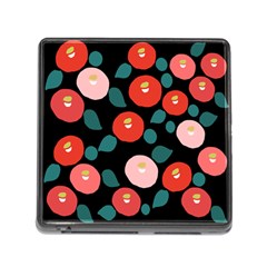 Candy Sugar Red Pink Blue Black Circle Memory Card Reader (square) by Mariart