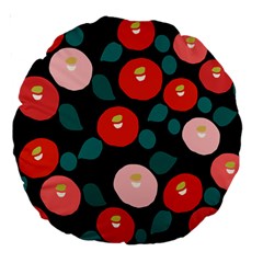 Candy Sugar Red Pink Blue Black Circle Large 18  Premium Round Cushions by Mariart