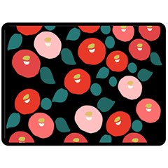 Candy Sugar Red Pink Blue Black Circle Double Sided Fleece Blanket (large)  by Mariart