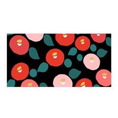 Candy Sugar Red Pink Blue Black Circle Satin Wrap by Mariart