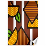 Chocolate Lime Brown Circle Line Plaid Polka Dot Orange Green White Canvas 20  x 30   19.62 x28.9  Canvas - 1