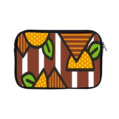 Chocolate Lime Brown Circle Line Plaid Polka Dot Orange Green White Apple Ipad Mini Zipper Cases by Mariart