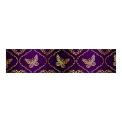 Flower Butterfly Gold Purple Heart Love Velvet Scrunchie