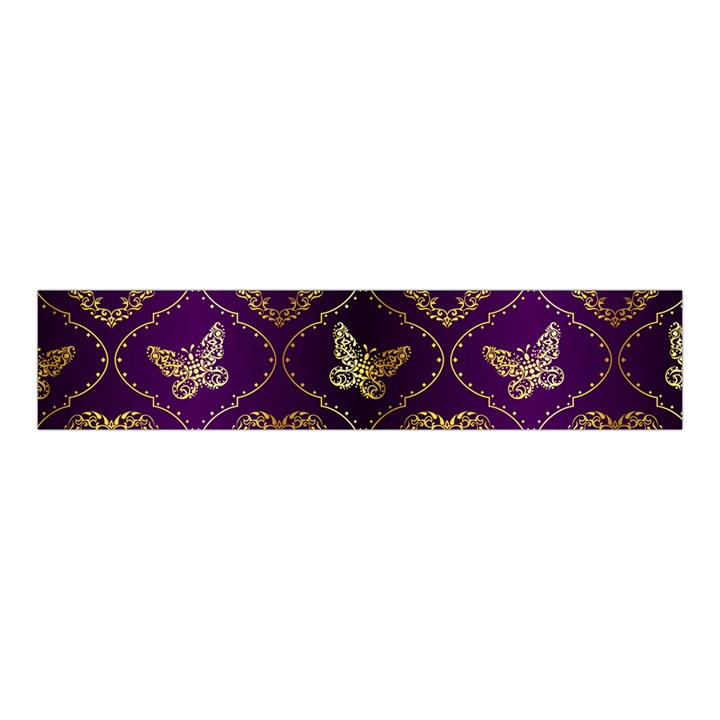 Flower Butterfly Gold Purple Heart Love Velvet Scrunchie