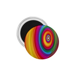 Circle Rainbow Color Hole Rasta 1 75  Magnets by Mariart