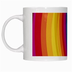 Circle Rainbow Color Hole Rasta White Mugs by Mariart