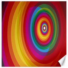 Circle Rainbow Color Hole Rasta Canvas 12  X 12   by Mariart