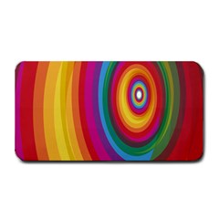 Circle Rainbow Color Hole Rasta Medium Bar Mats by Mariart