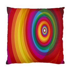 Circle Rainbow Color Hole Rasta Standard Cushion Case (one Side) by Mariart