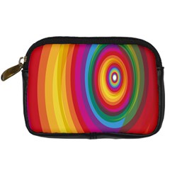 Circle Rainbow Color Hole Rasta Digital Camera Cases by Mariart