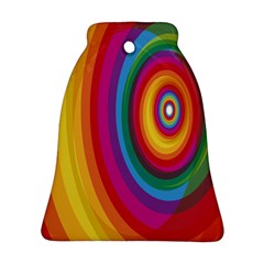 Circle Rainbow Color Hole Rasta Ornament (bell) by Mariart