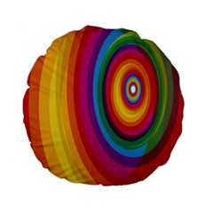 Circle Rainbow Color Hole Rasta Standard 15  Premium Round Cushions by Mariart