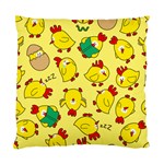 Animals Yellow Chicken Chicks Worm Green Standard Cushion Case (Two Sides) Back