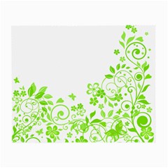 Butterfly Green Flower Floral Leaf Animals Small Glasses Cloth by Mariart