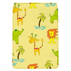 Cute Animals Elephant Giraffe Lion Flap Covers (s)  by Mariart