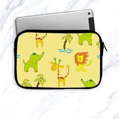 Cute Animals Elephant Giraffe Lion Apple Ipad Mini Zipper Cases by Mariart