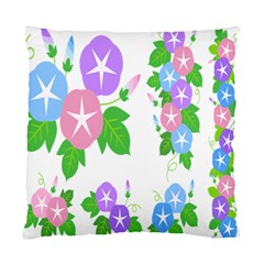 Flower Floral Star Purple Pink Blue Leaf Standard Cushion Case (one Side) by Mariart