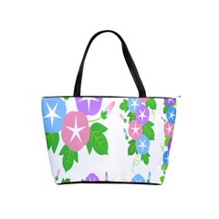 Flower Floral Star Purple Pink Blue Leaf Shoulder Handbags by Mariart